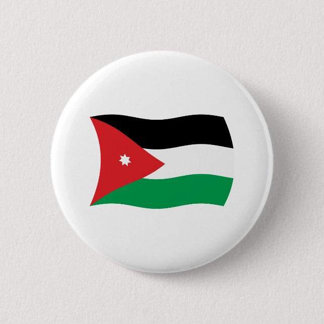Botón de la bandera de Jordania (Anverso)