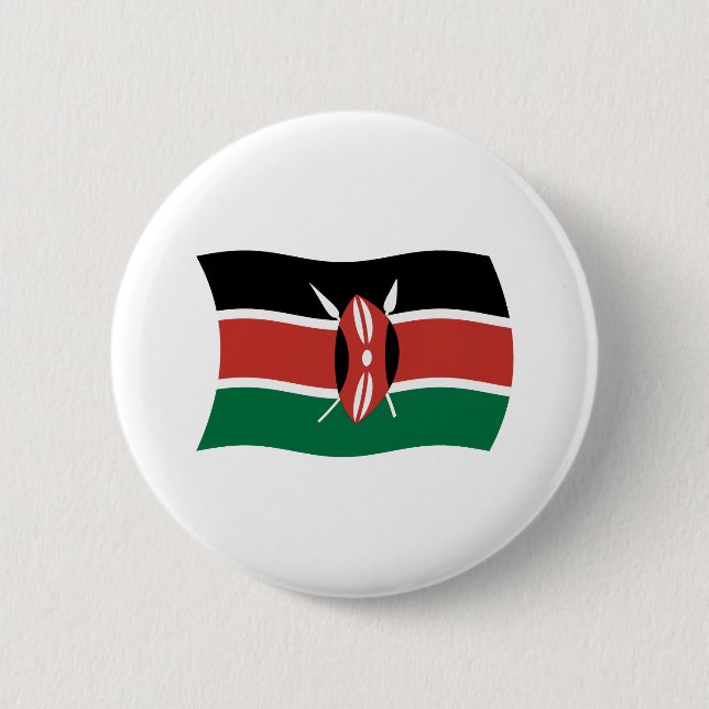 Botón de la bandera de Kenia (Anverso)
