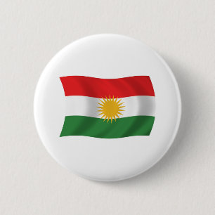 Botón de la bandera de Kurdistán