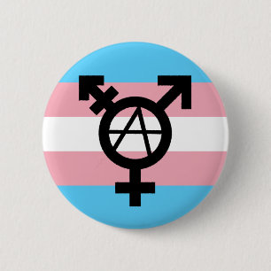 Botón de la bandera de la anarquía del transport