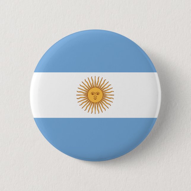 Botón de la bandera de la Argentina (Anverso)