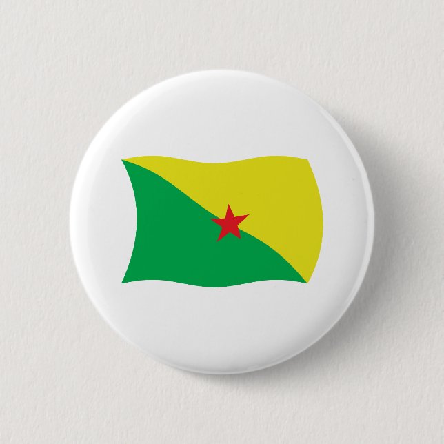 Botón de la bandera de la Guayana Francesa (Anverso)