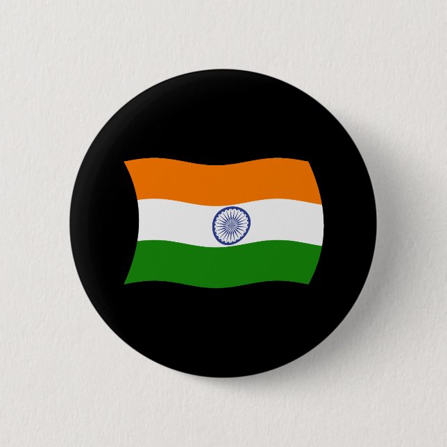 Botón de la bandera de la India (Anverso)