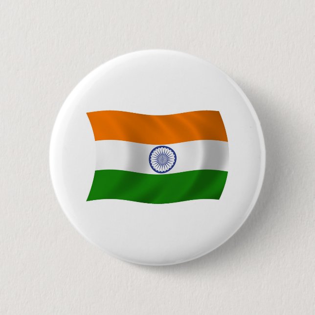 Botón de la bandera de la India (Anverso)