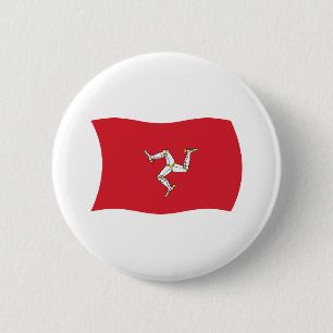 Botón de la bandera de la Isla de Man