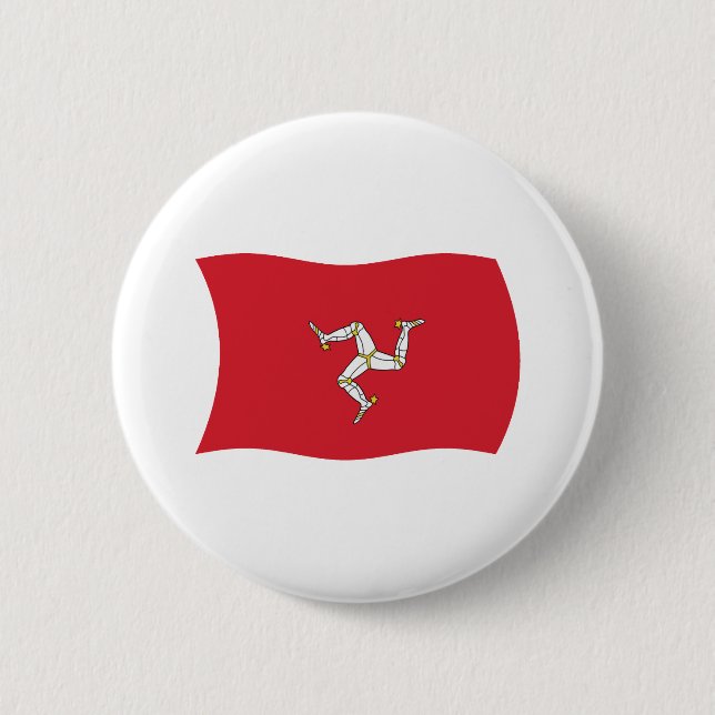 Botón de la bandera de la Isla de Man (Anverso)