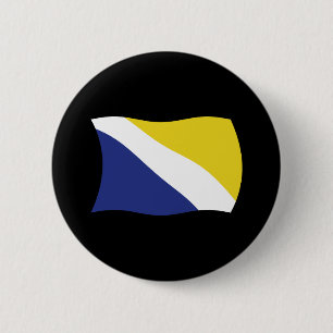 Botón de la bandera de la minoría alemana del nort