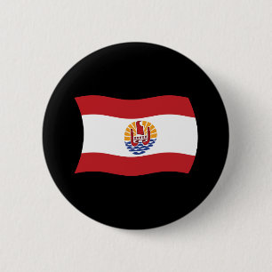 Botón de la bandera de la Polinesia Francesa