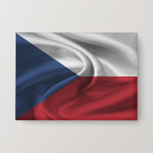 Botón de la bandera de la República Checa