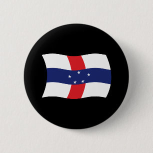 Botón de la bandera de las Antillas Neerlandesas
