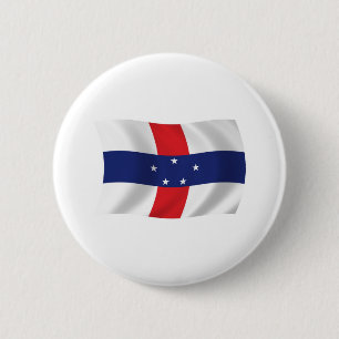 Botón de la bandera de las Antillas Neerlandesas