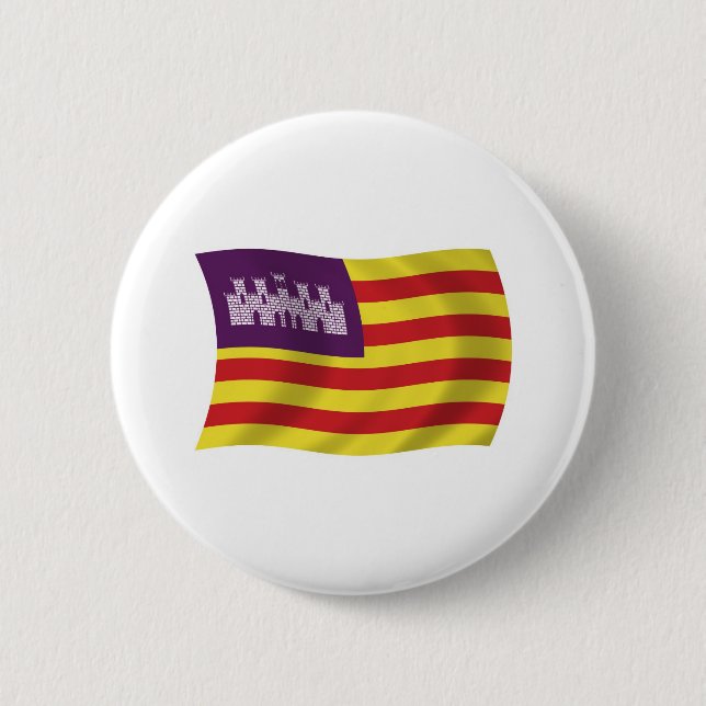 Botón de la bandera de las Islas Baleares (Anverso)