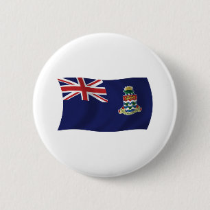 Botón de la bandera de las Islas Caimán