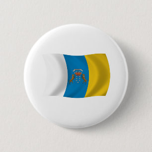 Botón de la Bandera de las Islas Canarias