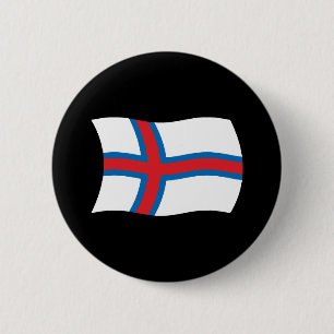 Botón de la bandera de las Islas Feroe
