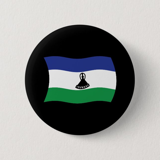 Botón de la bandera de Lesoto (Anverso)
