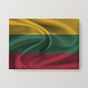 Botón de la bandera de Lituania