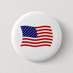 Botón de la bandera de los Estados Unidos de Améri