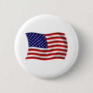 Botón de la bandera de los Estados Unidos de Améri