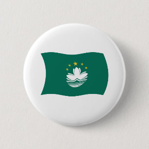 Botón de la bandera de Macao