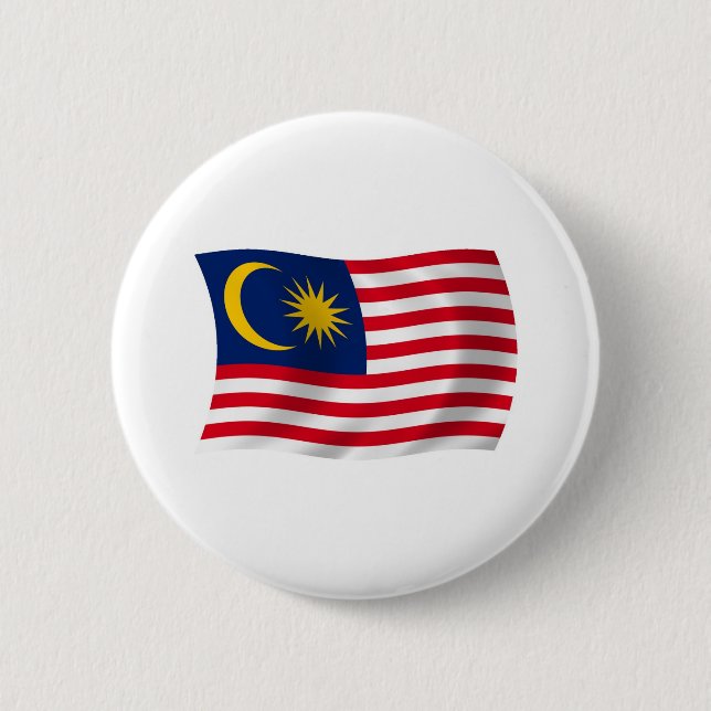 Botón de la bandera de Malasia (Anverso)
