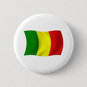 Botón de la bandera de Malí