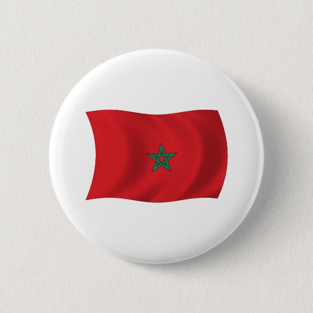 Botón de la bandera de Marruecos (Anverso)