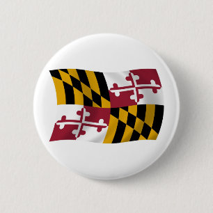 Botón de la bandera de Maryland