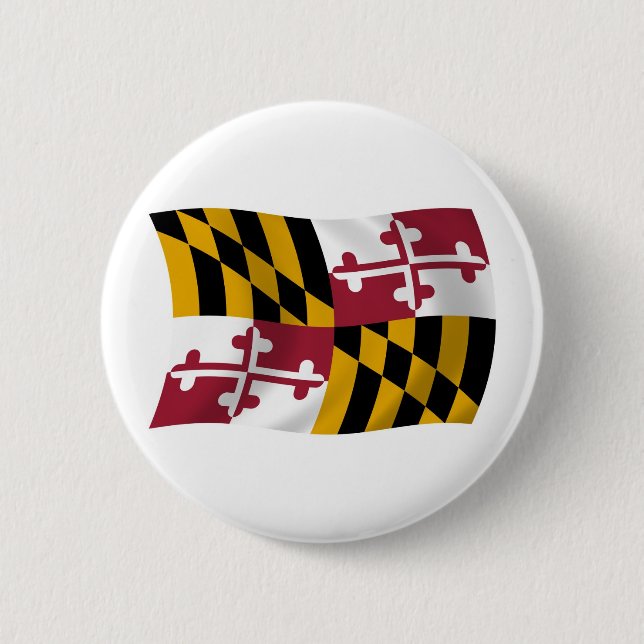 Botón de la bandera de Maryland (Anverso)