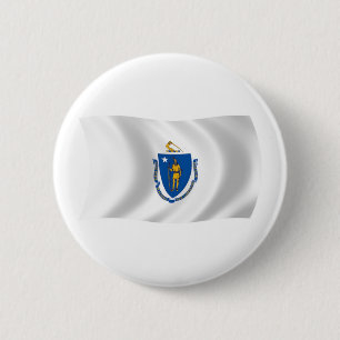 Botón de la bandera de Massachusetts