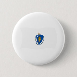Botón de la bandera de Massachusetts
