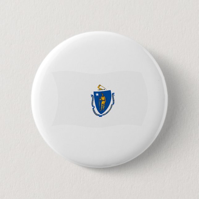 Botón de la bandera de Massachusetts (Anverso)