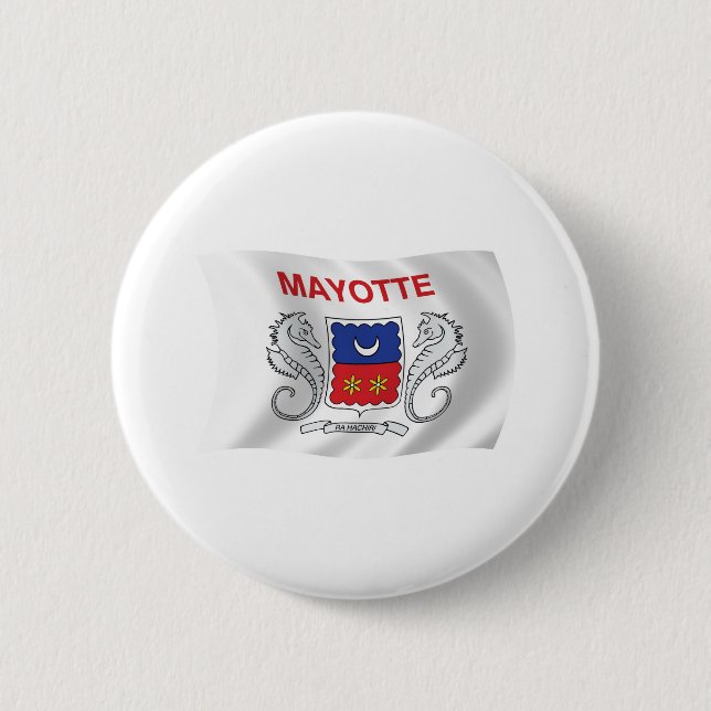Botón de la bandera de Mayotte (Anverso)