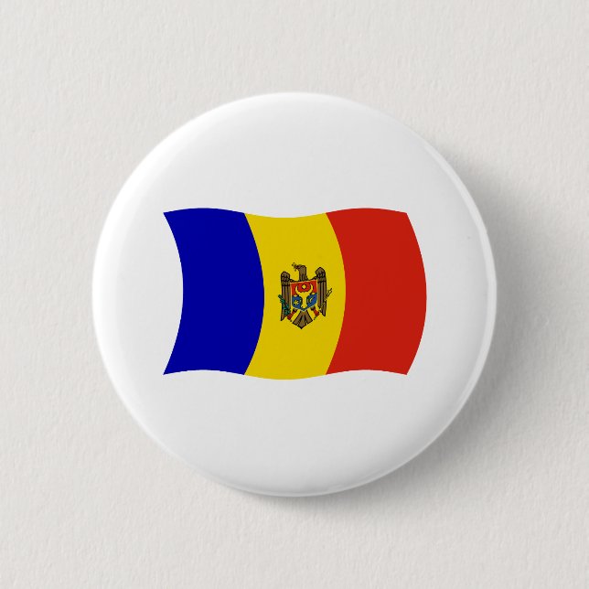 Botón de la bandera de Moldavia (Anverso)