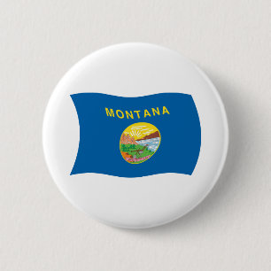 Botón de la bandera de Montana