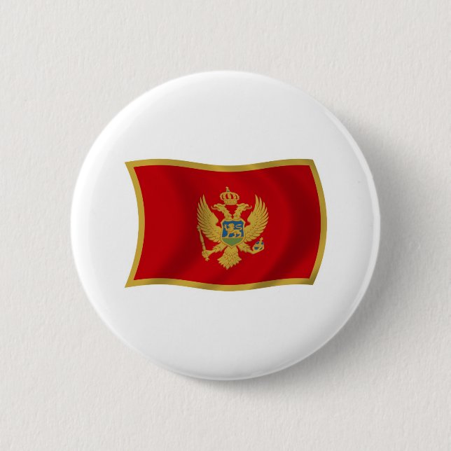 Botón de la bandera de Montenegro (Anverso)