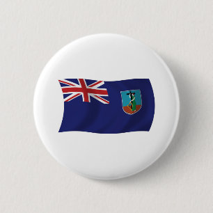 Botón de la bandera de Montserrat