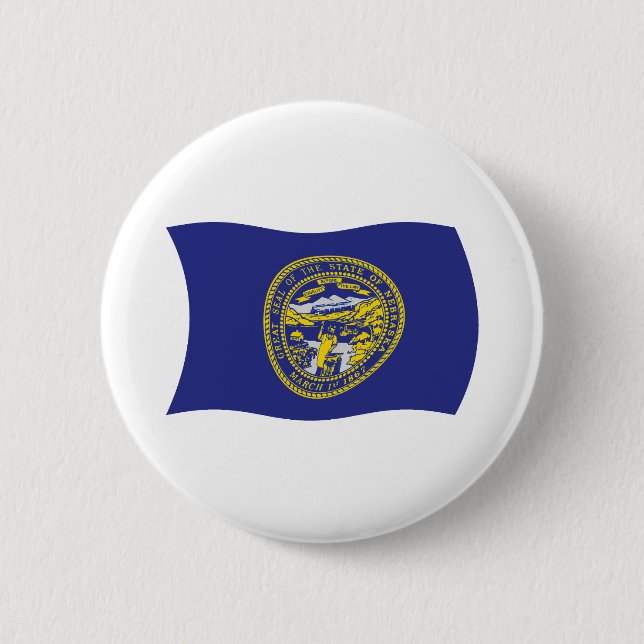 Botón de la bandera de Nebraska (Anverso)