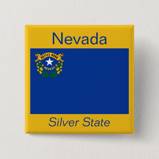 Botón de la bandera de Nevadan (Anverso)
