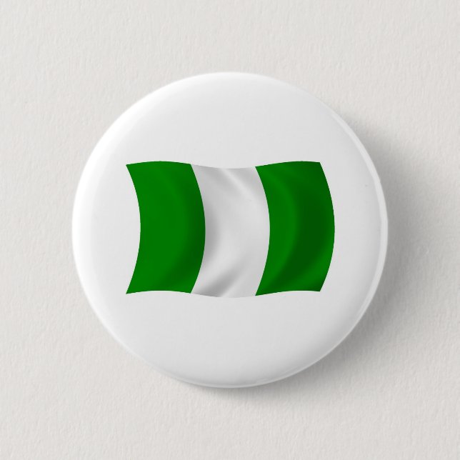 Botón de la bandera de Nigeria (Anverso)