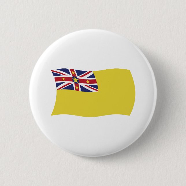 Botón de la bandera de Niue (Anverso)