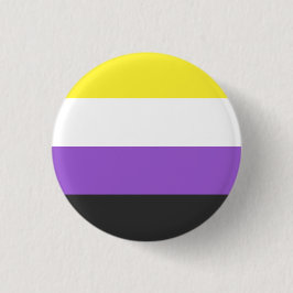Botón de la bandera de Nonbinary