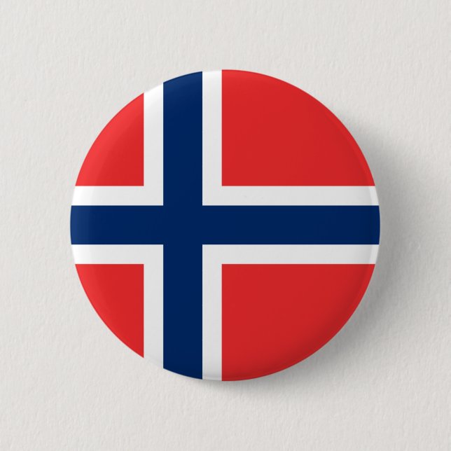 Botón de la bandera de Noruega (Anverso)