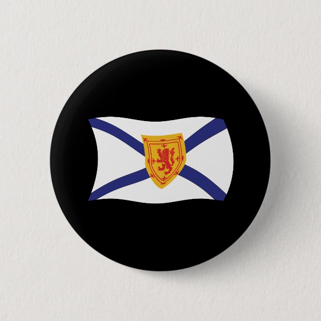 Botón de la bandera de Nueva Escocia (Anverso)