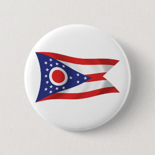 Botón de la bandera de Ohio