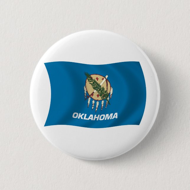 Botón de la bandera de Oklahoma (Anverso)