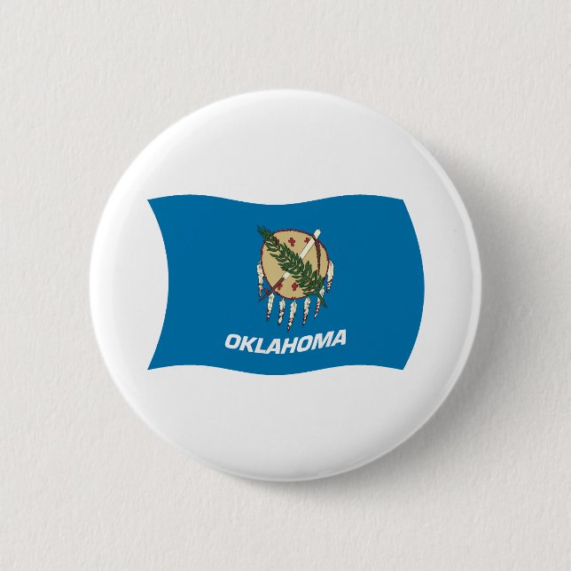 Botón de la bandera de Oklahoma (Anverso)