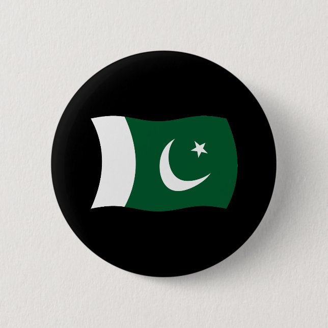 Botón de la bandera de Pakistán (Anverso)