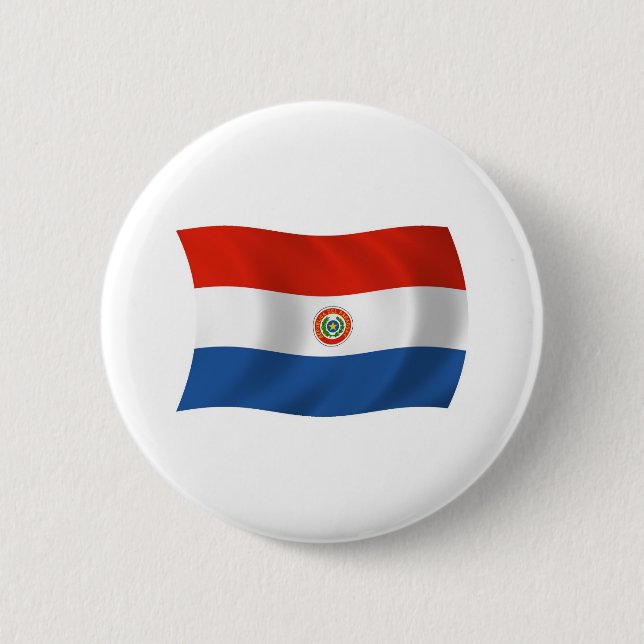 Botón de la bandera de Paraguay (Anverso)