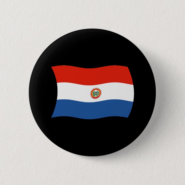 Botón de la bandera de Paraguay (Anverso)